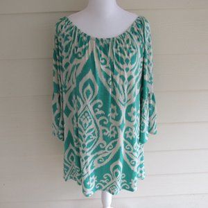 Bell sleeve tunic